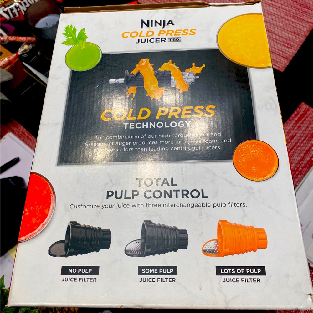 Cold press juicer, it’s was only used once. In excellent condition